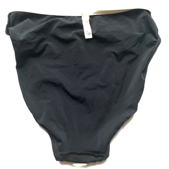 Victoria's Secret Classic Black Bikini Bottom with Pink Piping Size Small - Picture 6 of 15